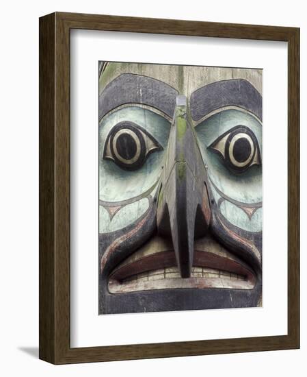 Totem Pole in Pioneer Square, Seattle, Washington, USA-Merrill Images-Framed Photographic Print