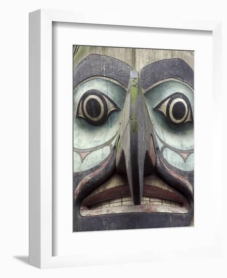 Totem Pole in Pioneer Square, Seattle, Washington, USA-Merrill Images-Framed Photographic Print