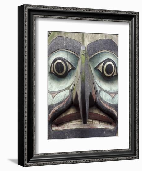 Totem Pole in Pioneer Square, Seattle, Washington, USA-Merrill Images-Framed Photographic Print