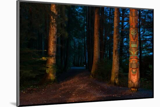 Totem Pole, Sitka National Historic Park aka Totem Park, Sitka, Alaska-Mark A Johnson-Mounted Photographic Print