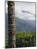 Totem Pole, Valley Scenery, Taiwan Aboriginal Culture Park, Pingtung County, Taiwan-Christian Kober-Mounted Photographic Print