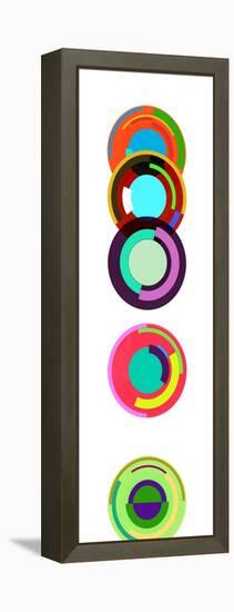 Totem (Tribute to Sonia Delaunay), 2015-Francois Domain-Framed Premier Image Canvas