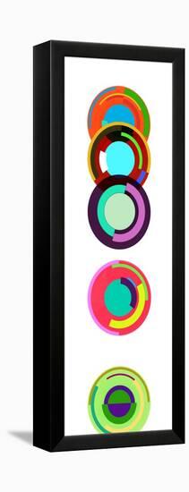 Totem (Tribute to Sonia Delaunay), 2015-Francois Domain-Framed Premier Image Canvas