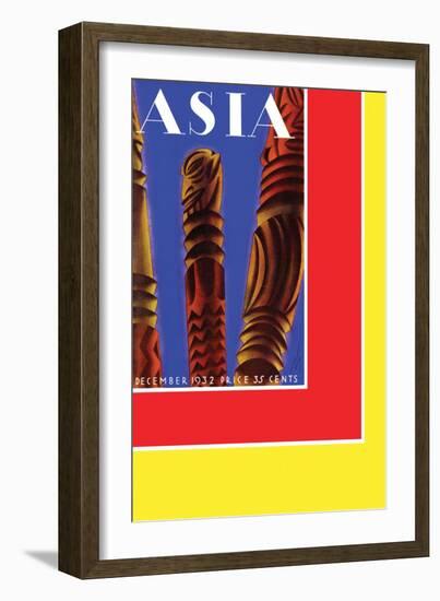 Totems-Frank Mcintosh-Framed Art Print