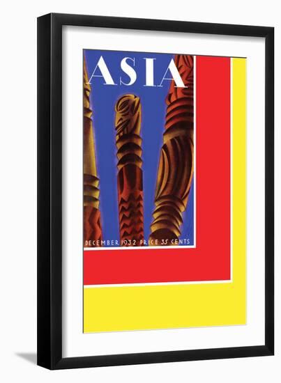 Totems-Frank Mcintosh-Framed Art Print