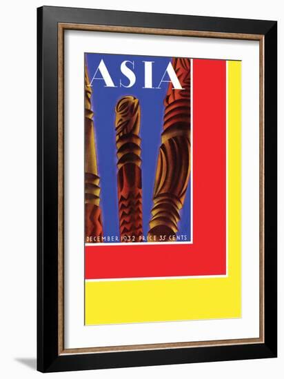 Totems-Frank Mcintosh-Framed Art Print