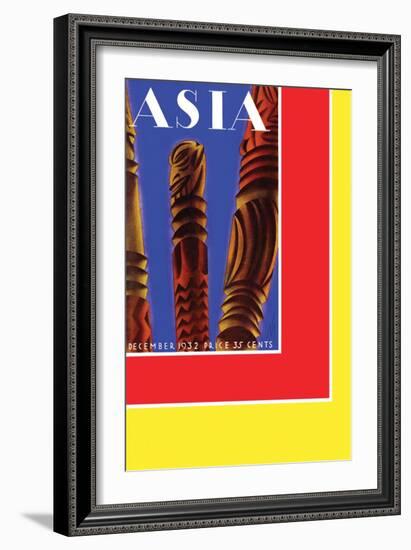 Totems-Frank Mcintosh-Framed Art Print