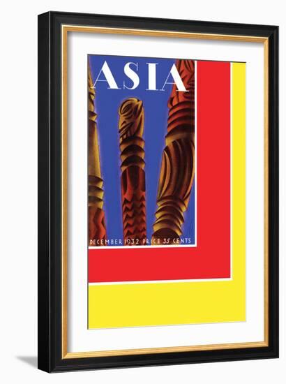 Totems-Frank Mcintosh-Framed Art Print