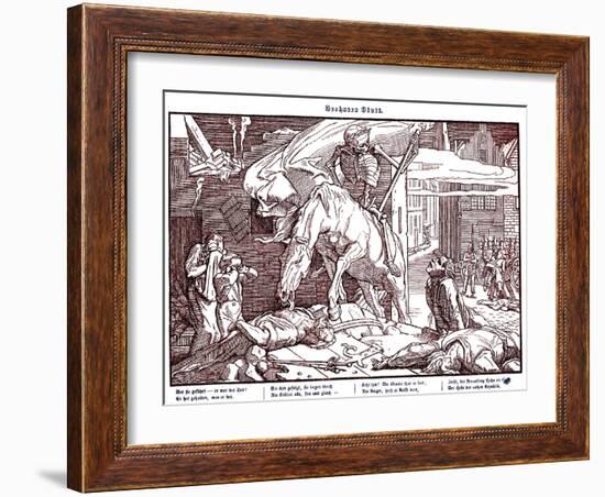 Totentanz 1848: Death as a republican hero-Alfred Rethel-Framed Giclee Print