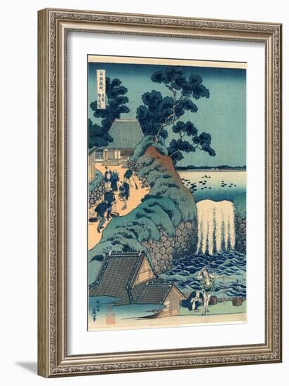 Toto Aoigaoka No Taki-Katsushika Hokusai-Framed Giclee Print