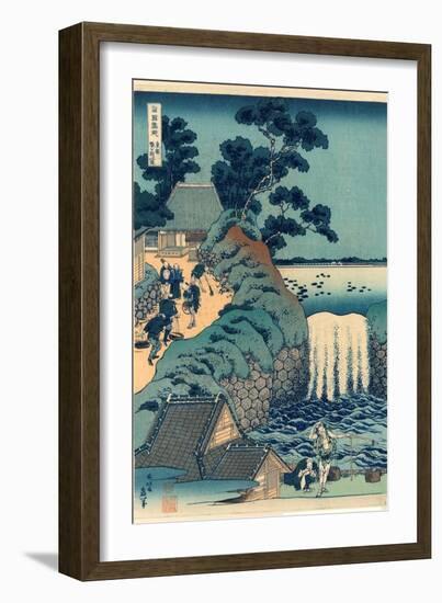 Toto Aoigaoka No Taki-Katsushika Hokusai-Framed Giclee Print