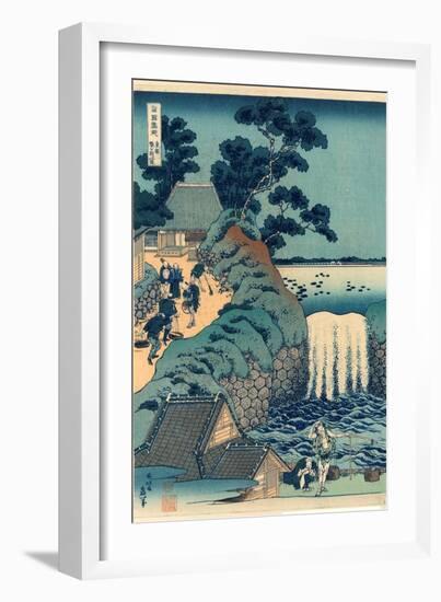 Toto Aoigaoka No Taki-Katsushika Hokusai-Framed Giclee Print