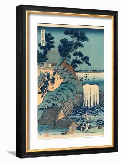 Toto Aoigaoka No Taki-Katsushika Hokusai-Framed Giclee Print