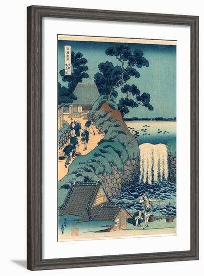 Toto Aoigaoka No Taki-Katsushika Hokusai-Framed Giclee Print