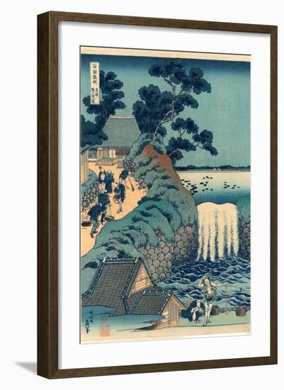 Toto Aoigaoka No Taki-Katsushika Hokusai-Framed Giclee Print