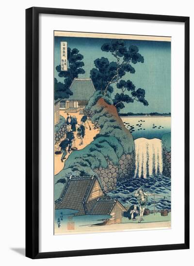 Toto Aoigaoka No Taki-Katsushika Hokusai-Framed Giclee Print