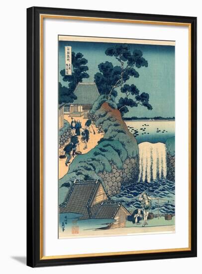 Toto Aoigaoka No Taki-Katsushika Hokusai-Framed Giclee Print