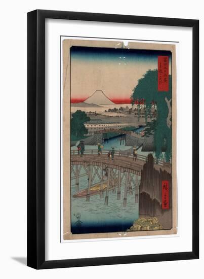 Toto Ikkokubashi-Utagawa Hiroshige-Framed Giclee Print