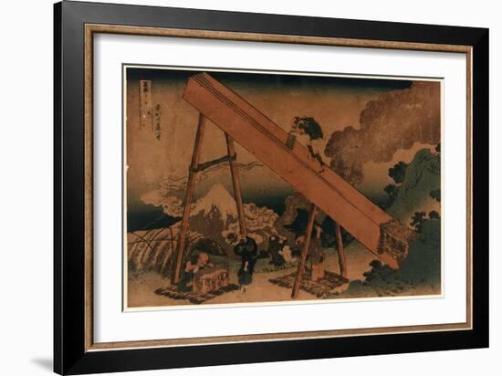 Totomi Sanchu-Katsushika Hokusai-Framed Giclee Print