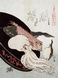 Yama-Uba with Kintaro, 1840S-Totoya Hokkei-Giclee Print