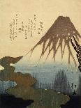 Chinese Courtesan Yang Guifei Meeting Luo Gongyuan on a Cloud Outside the Moon Palace-Totoya Hokkei-Giclee Print