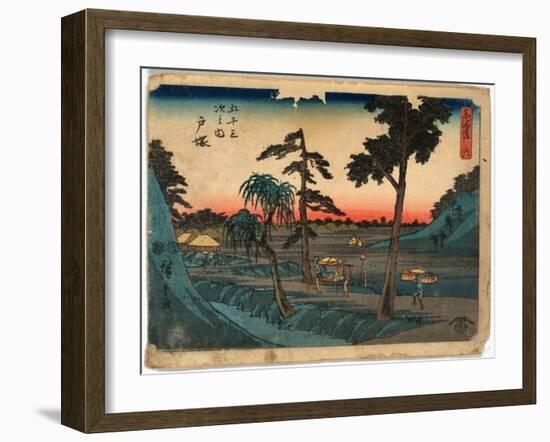 Totsuka Ando Hiroshige-Utagawa Hiroshige-Framed Giclee Print