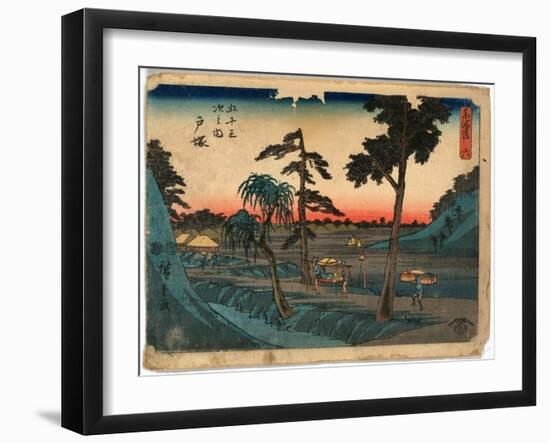 Totsuka Ando Hiroshige-Utagawa Hiroshige-Framed Giclee Print