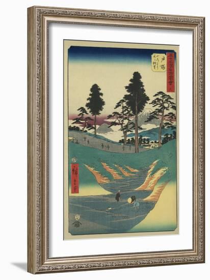 Totsuka-Ando Hiroshige-Framed Art Print