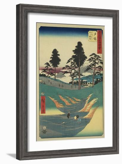 Totsuka-Ando Hiroshige-Framed Art Print