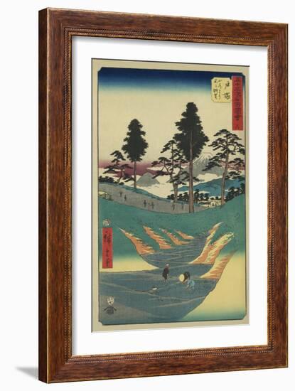 Totsuka-Ando Hiroshige-Framed Art Print