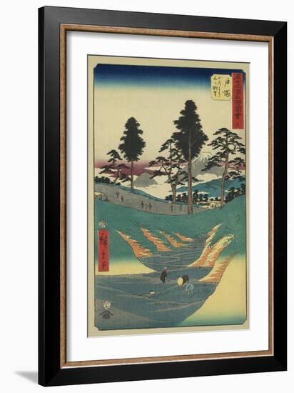 Totsuka-Ando Hiroshige-Framed Art Print