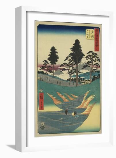 Totsuka-Ando Hiroshige-Framed Art Print