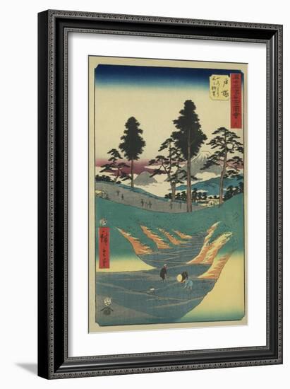 Totsuka-Ando Hiroshige-Framed Art Print