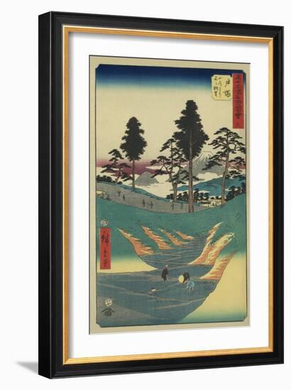 Totsuka-Ando Hiroshige-Framed Art Print