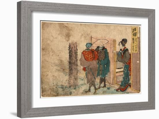 Totsuka-Katsushika Hokusai-Framed Giclee Print