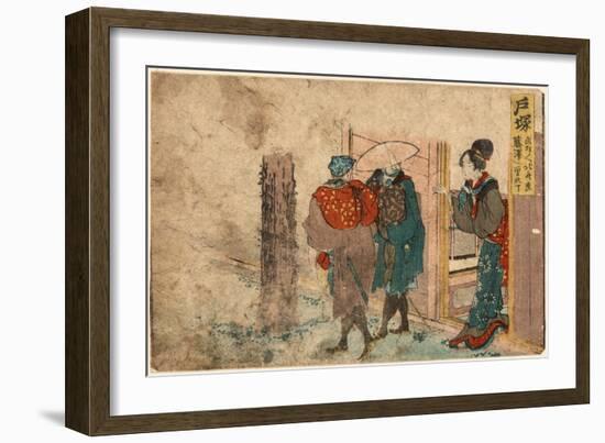 Totsuka-Katsushika Hokusai-Framed Giclee Print