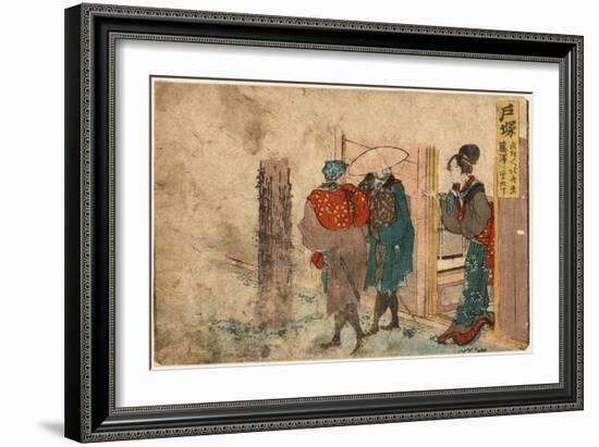 Totsuka-Katsushika Hokusai-Framed Giclee Print