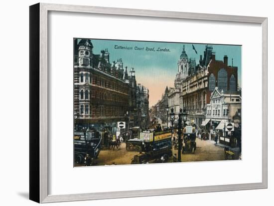 'Tottenham Court Road, London', 1915, (c1900-1930)-Unknown-Framed Giclee Print