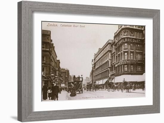 Tottenham Court Road-null-Framed Art Print