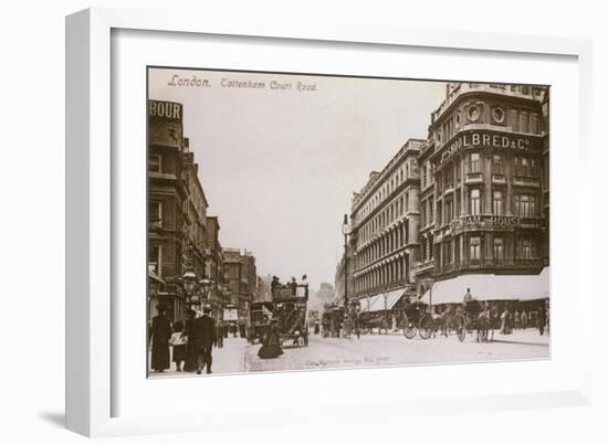 Tottenham Court Road-null-Framed Art Print