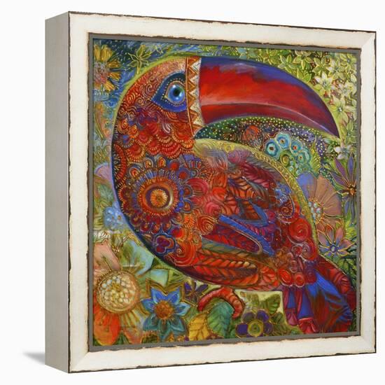 Toucan Deco-Oxana Zaika-Framed Premier Image Canvas