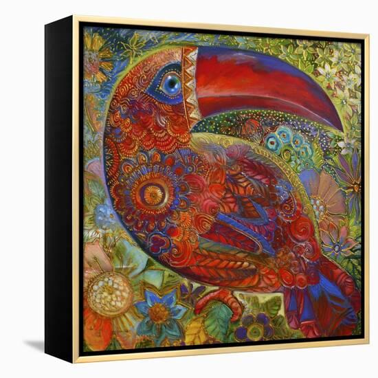 Toucan Deco-Oxana Zaika-Framed Premier Image Canvas