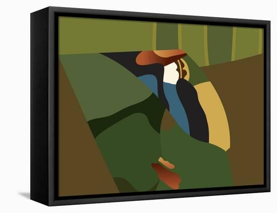 Toucan Luke-Belen Mena-Framed Premier Image Canvas