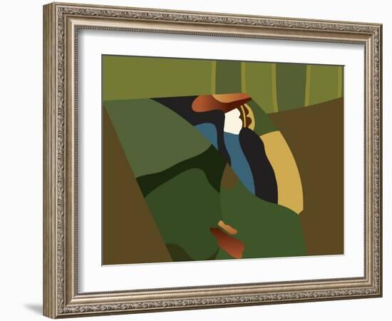 Toucan Luke-Belen Mena-Framed Giclee Print