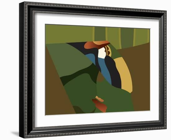 Toucan Luke-Belen Mena-Framed Giclee Print