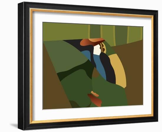 Toucan Luke-Belen Mena-Framed Giclee Print