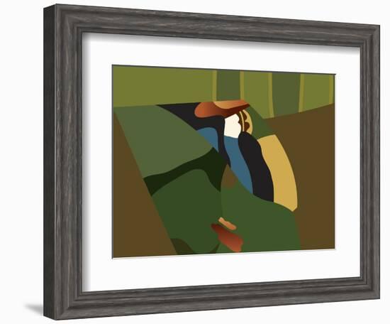 Toucan Luke-Belen Mena-Framed Giclee Print