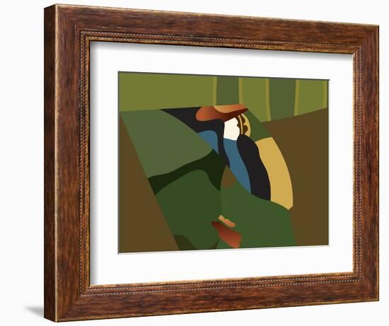 Toucan Luke-Belen Mena-Framed Giclee Print