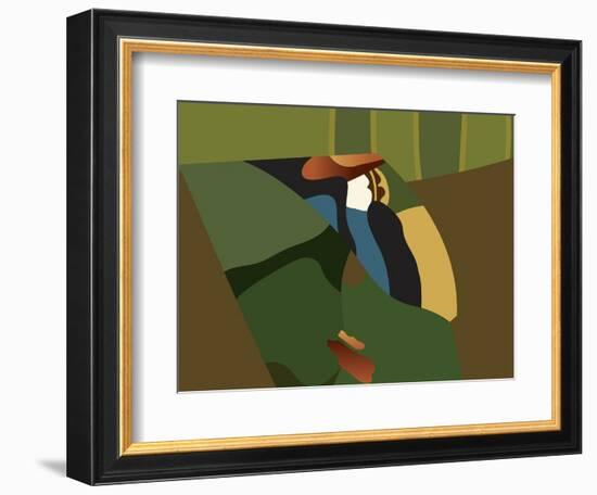 Toucan Luke-Belen Mena-Framed Giclee Print