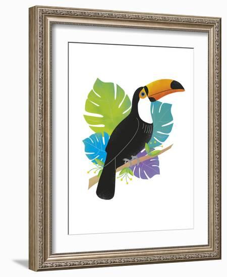 Toucan Tropics - Wild-Clara Wells-Framed Giclee Print